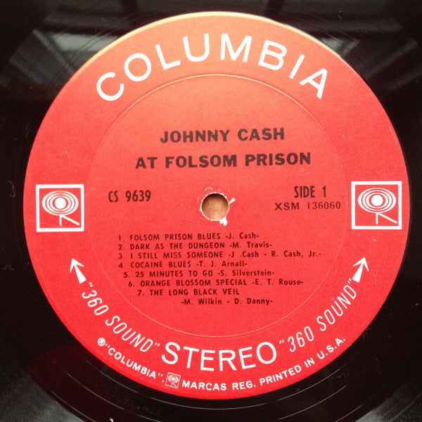 Johnny Cash : At Folsom Prison (LP, Album)