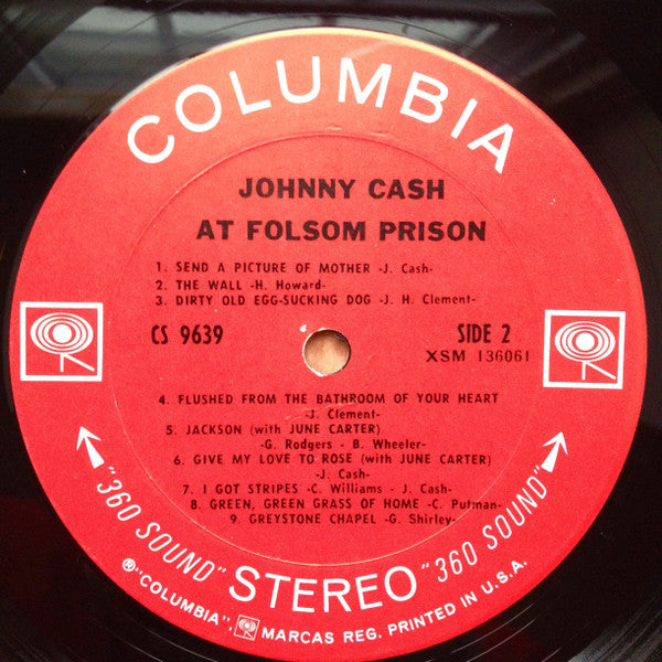 Johnny Cash : At Folsom Prison (LP, Album)