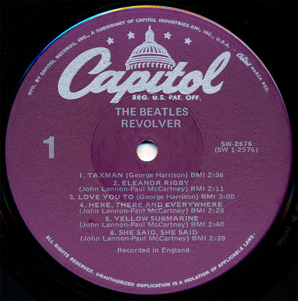 The Beatles : Revolver (LP, Album, RE, Win)