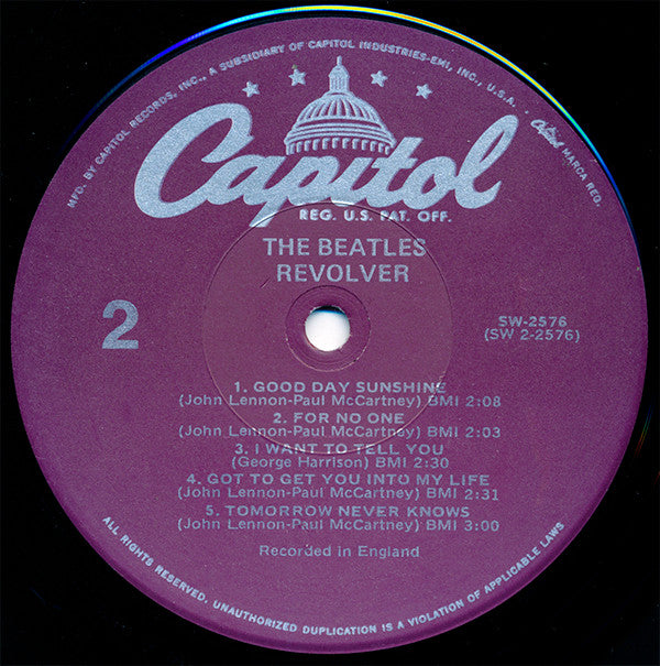 The Beatles : Revolver (LP, Album, RE, Win)