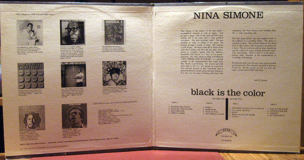 Nina Simone : Black Is The Color (2xLP, Comp, Gat)