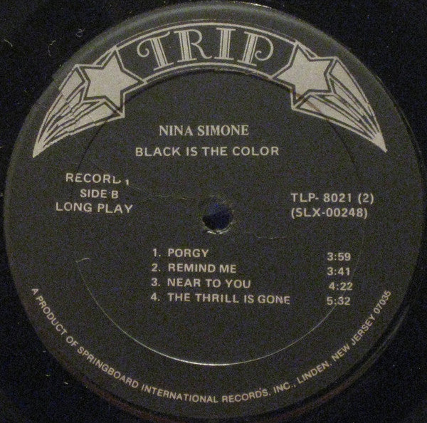 Nina Simone : Black Is The Color (2xLP, Comp, Gat)