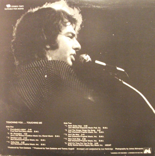 Neil Diamond - Touching You, Touching Me vinyl record, LP (Very Good Plus (VG+)) | Lulo Records