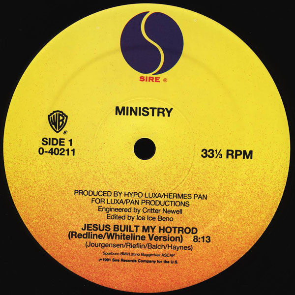 Ministry : Jesus Built My Hotrod (12", Maxi)