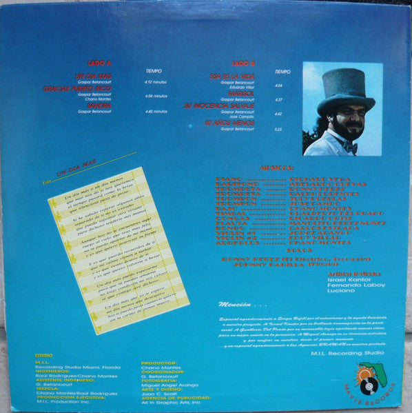 Salsa Con Etiqueta (Randy) : Un Dia Mas  (LP, Album)