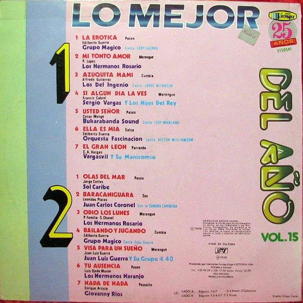 Various : Lo Mejor Del Año Vol.15 (LP, Comp)