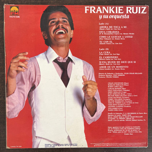 Frankie Ruiz Y Su Orquesta : Solista......Pero No Solo (LP, Album)