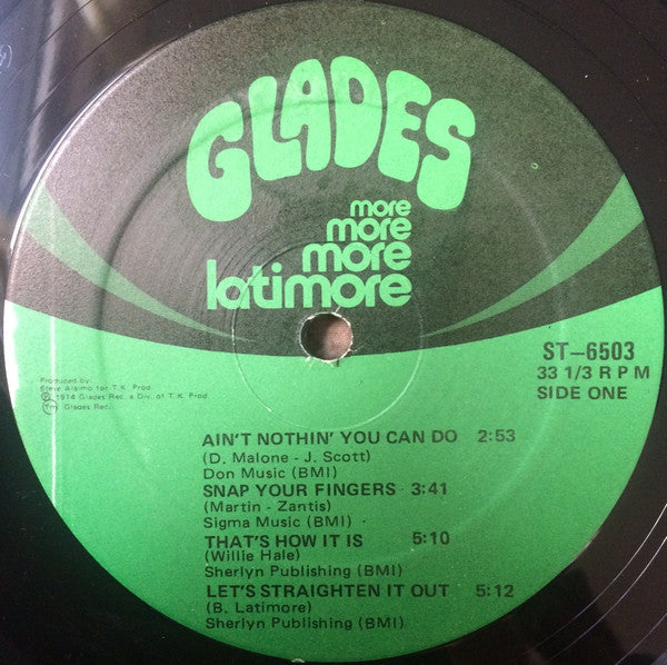 Latimore (2) : More, More, More, Latimore (LP, Album, RP)