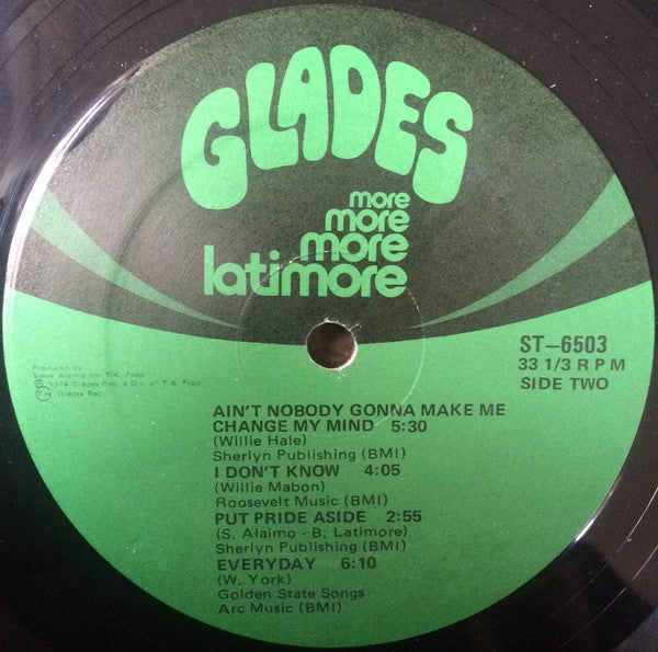Latimore (2) : More, More, More, Latimore (LP, Album, RP)