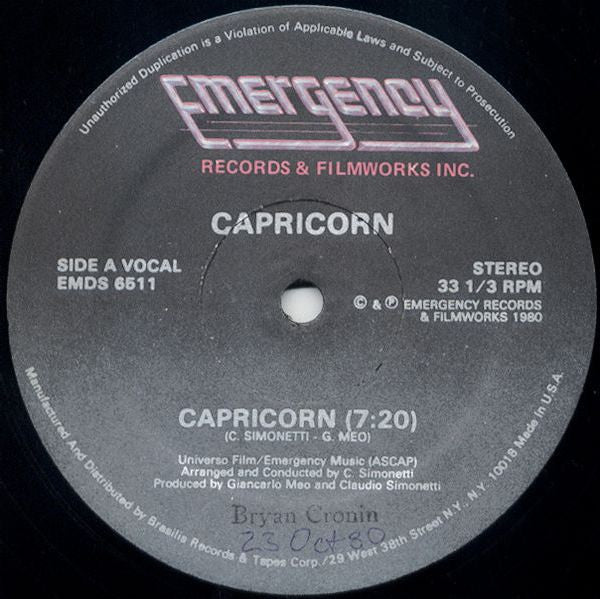 Capricorn (3) : Capricorn (12")