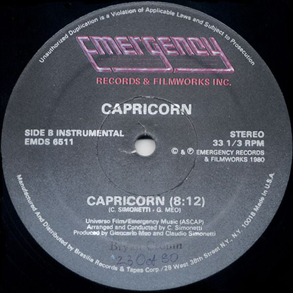 Capricorn (3) : Capricorn (12")