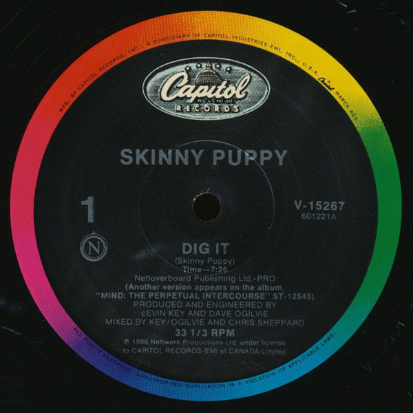 Skinny Puppy : Dig It (12", Single)