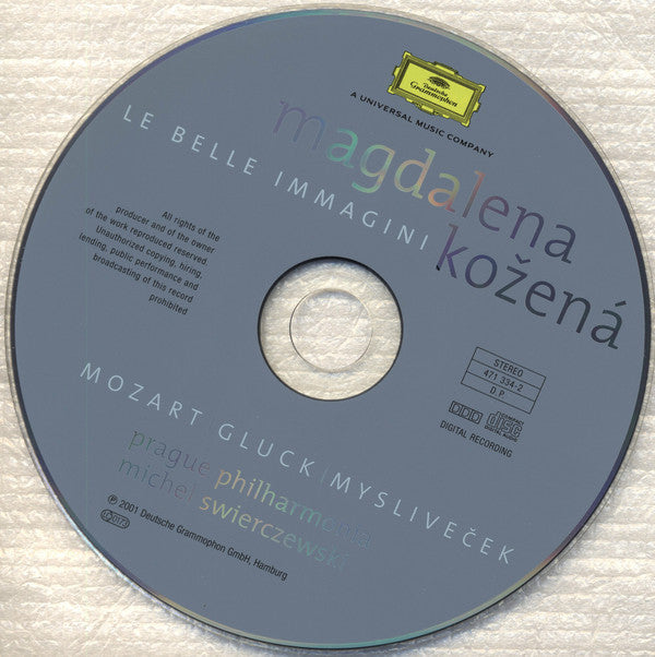 Magdalena Kožená - Wolfgang Amadeus Mozart • Christoph Willibald Gluck • Josef Mysliveček : Le Belle Immagini (CD, Album)