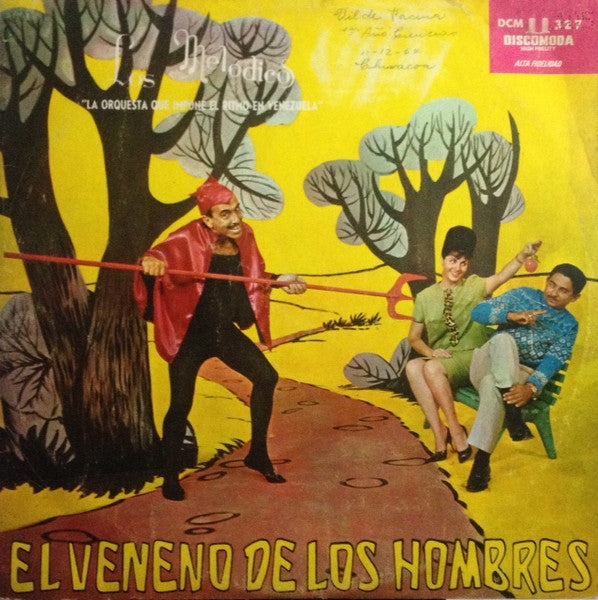 Los Melódicos : El Veneno De Los Hombres (LP, Album, Mono)