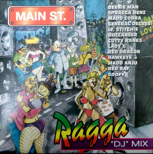 Various - Main St. - Ragga "DJ" Mix vinyl record, LP (Very Good Plus (VG+)) | Lulo Records