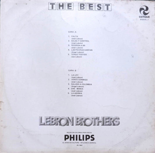 Lebron Brothers : The Best (LP, Comp)