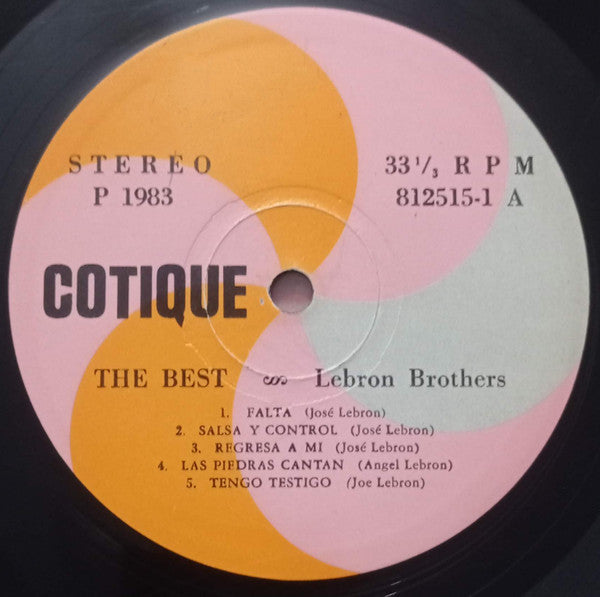 Lebron Brothers : The Best (LP, Comp)