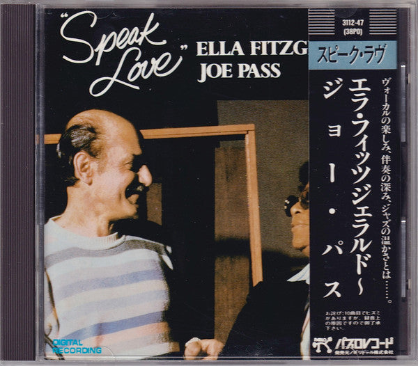 Ella Fitzgerald / Joe Pass : Speak Love (CD, Album)