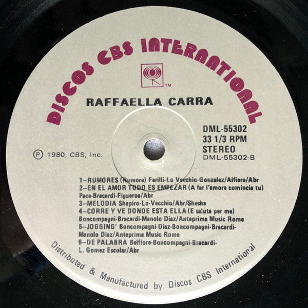 Raffaella Carrà : Raffaella Carrà (LP, Comp)