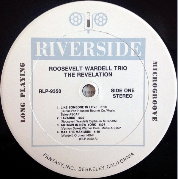 Roosevelt Wardell Trio / Roosevelt Wardell : The Revelation = リヴェレイション (LP, Album)