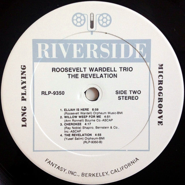 Roosevelt Wardell Trio / Roosevelt Wardell : The Revelation = リヴェレイション (LP, Album)