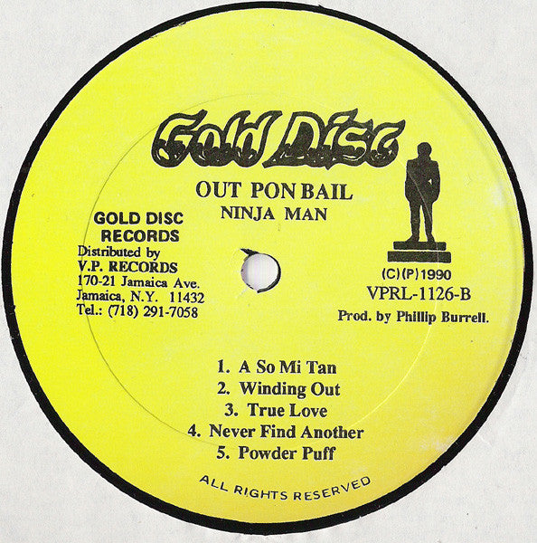 Ninjaman : Out Pon Bail (LP, Album)
