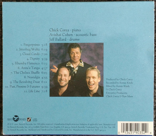 The Chick Corea New Trio - Past, Present & Futures vinyl record, CD (Near Mint (NM or M-)) | Lulo Records