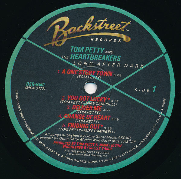 Tom Petty And The Heartbreakers : Long After Dark (LP, Album, Pin)