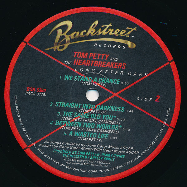 Tom Petty And The Heartbreakers : Long After Dark (LP, Album, Pin)
