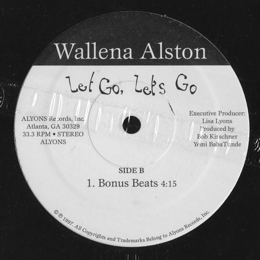 Wallena Alston - Let Go, Let's Go vinyl record, 12" (Mint (M)) | Lulo Records