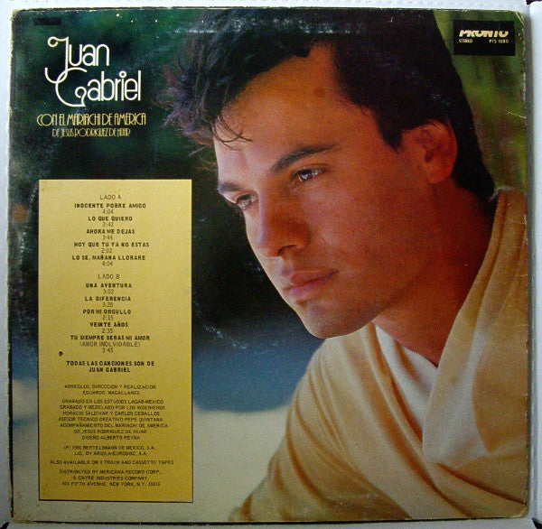 Juan Gabriel : Juan Gabriel Con Mariachi  (LP, Album)