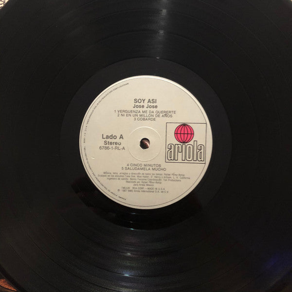 José José : Soy Así (LP, Album)