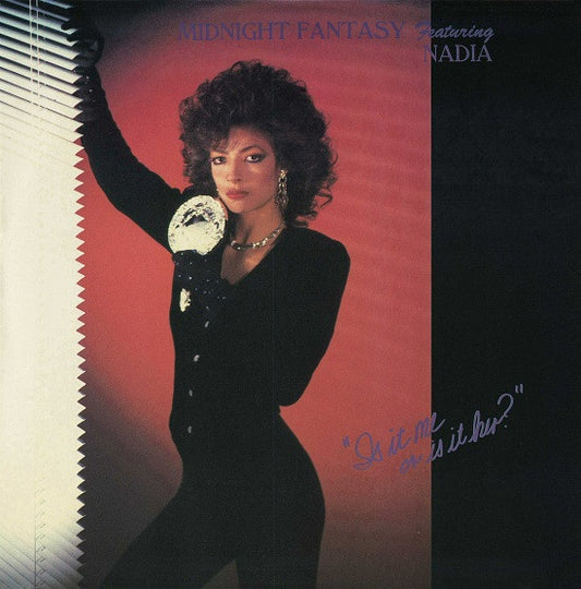 Midnight Fantasy Featuring Nadia Zino : Is It Me Or Is It Her? (12")