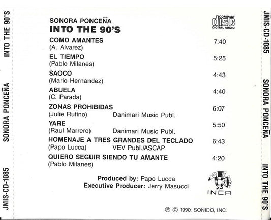 La Sonora Ponceña - Into The 90's vinyl record, CD (Near Mint (NM or M-)) | Lulo Records