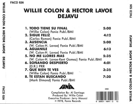 Willie Colón And Hector Lavoe : Déjà Vu (CD, Comp, Club)