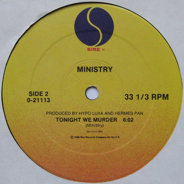 Ministry : Stigmata (12", Maxi)