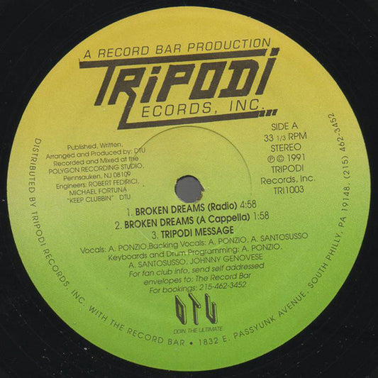 DTU : Broken Dreams (12")