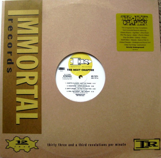 Various : The Next Chapter (2xLP, Comp, Promo, Blu)