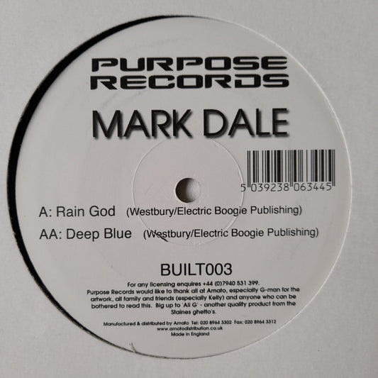 Mark Dale : Rain God (12")