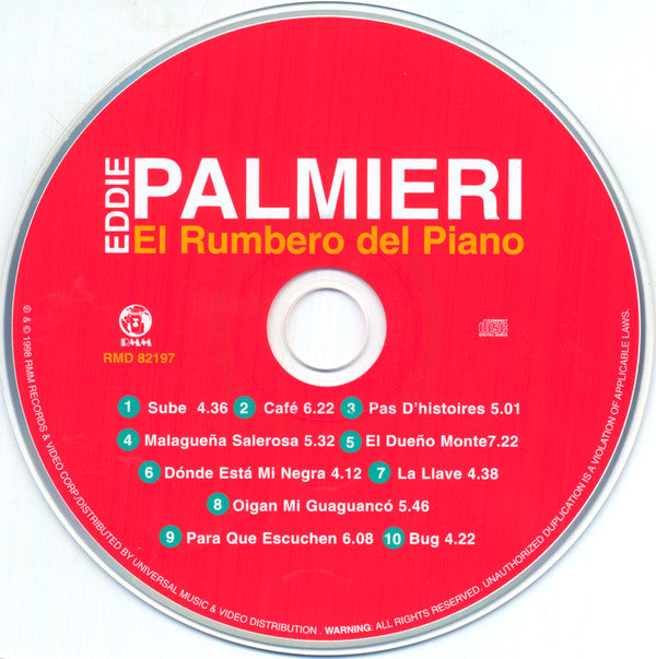 Eddie Palmieri : El Rumbero Del Piano (CD, Album)