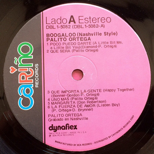 Palito Ortega : Boogaloo (Nashville Style) (LP)