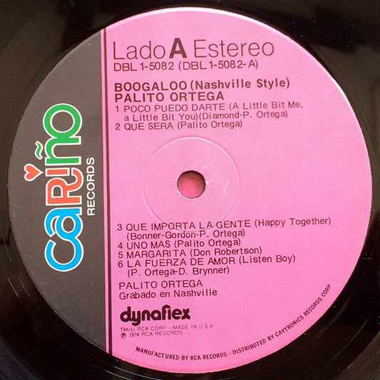 Palito Ortega : Boogaloo (Nashville Style) (LP)