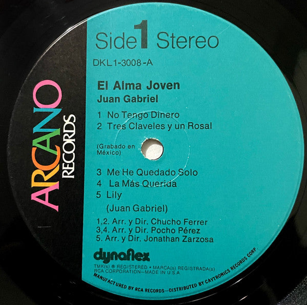 Juan Gabriel : El Alma Joven... (LP, Album, Dyn)