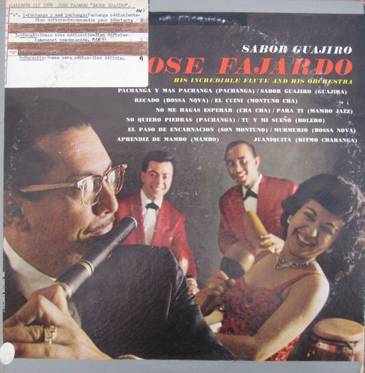 Jose Fajardo And His Orchestra : Sabor Guajiro (LP, Album, RE)