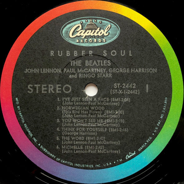 The Beatles : Rubber Soul (LP, Album, RP, Jac)