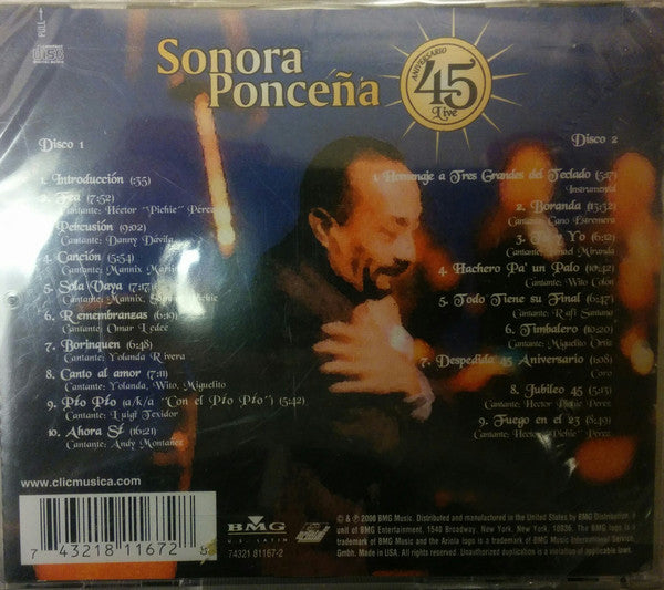 La Sonora Ponceña : 45 Aniversario (2xCD, Album)