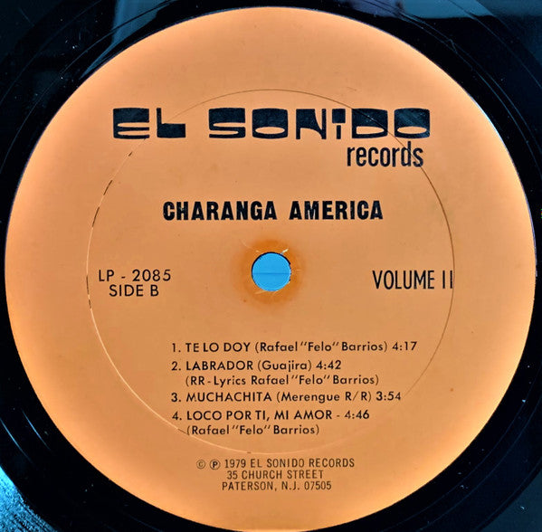 George Maysonet & Charanga America : Vol. II (LP, Album)