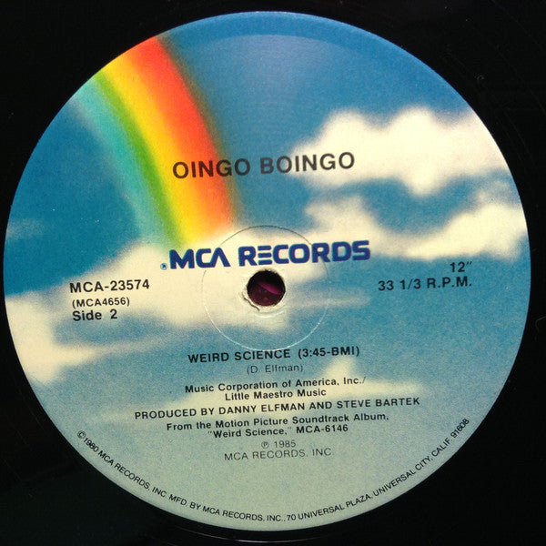 Oingo Boingo : Weird Science (Extended Dance Version) (12", Single, Pin)