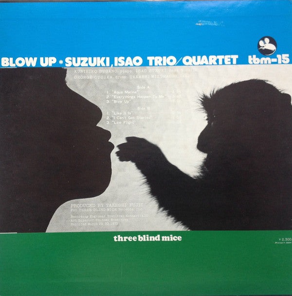 Suzuki, Isao Trio* / Quartet* = 鈴木勲 三* / 四重奏団* : Blow Up = ブロー・アップ (LP, Album, RP)