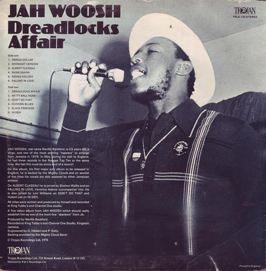 Jah Woosh - Dreadlocks Affair vinyl record, LP (Near Mint (NM or M-)) | Lulo Records